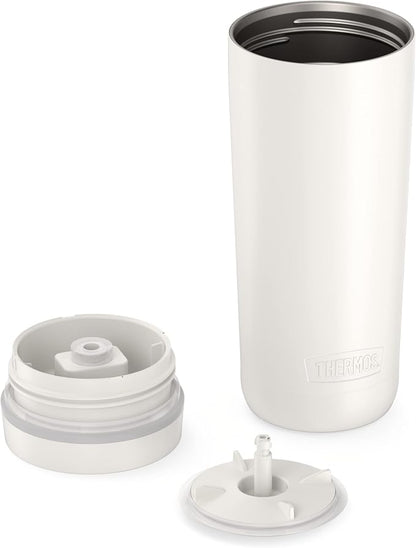 ALTA SERIES BY THERMOS Stainless Steel Tumbler 18 Ounce, Sleet White 18 Ounce, Sleet White
