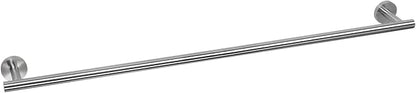 HITSLAM Brushed Nickel 30 Inch Towel Bar for Bathroom, SUS304 Stainless Steel Bathroom Towel Rack Wall Mounted, Modern Home Decor Bath Towel Holder with Hardware Accessories (Total Length 31.6 Inch)