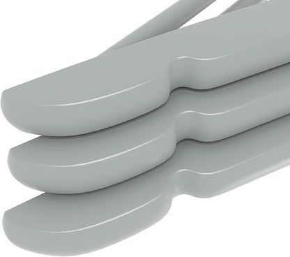 Utopia Home Premium Wooden Hangers 30 Pack - Durable & Slim Coat Hanger - Suit Hanger with 360-Degree Rotatable Hook - Wood Hangers with Shoulder Grooves (Grey Color)