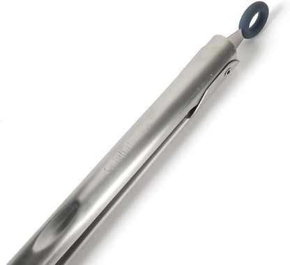 Calphalon Edge Stainless Steel Kitchen Tongs W/Silicone Head - Navy Blue