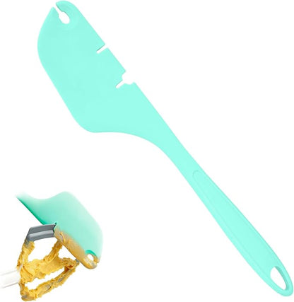 Silicone Spatula for Mixer Beater Scraper, Non-Stick Spatula for Baking, Scraping, Mixing, Cooking, Heat-Resistant Spatulas for Kitchen Aid Mixer Accessories, Multipurpose Kitchen Tools, Mint Green