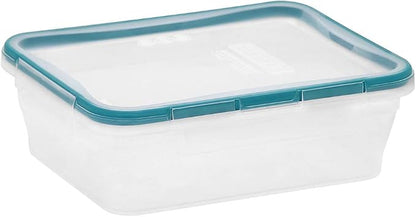 Snapware Food Storage Containers, Plastic, 8.5-Cup, Rectangular | Leakproof & Airtight | BPA-Free | Microwave & Dishwasher Safe | Pack of 6