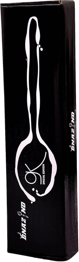 Chef Kunz Slotted Spoon | 18/10 Stainless Steel Serving Sauce Spoon | 9 Inches Plating Daily Chef Cooking Spoons (Slotted)