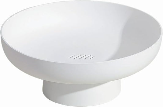 onefitow Fruit bowl Fruit Basket for Kitchen Countertop Storage Baskets Stand Organization, Decor Centerpiece for Kitchen Counter or Dining Room Tables, White