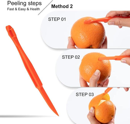 Carrot Peelers, Kitchen Vegetable Peeler Set, Including orange peeler, Corn Peeler, Corn Stripper, Potato, Apple Peelers, Y Peeler for Veggie & Fruit(Color-1) 6 Pcs