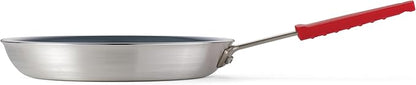 Tramontina Professional 12-Inch Ceramic Non Stick Large Frying Pan, Heavy-Gauge Aluminum Skillet with Ceramic Nonstick Coating, Dishwasher and Oven Safe, Gray