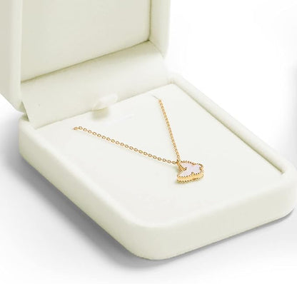 Oirlv Velvet Pendant Storage Box White Jewelry Packaging Gift Box Showcase