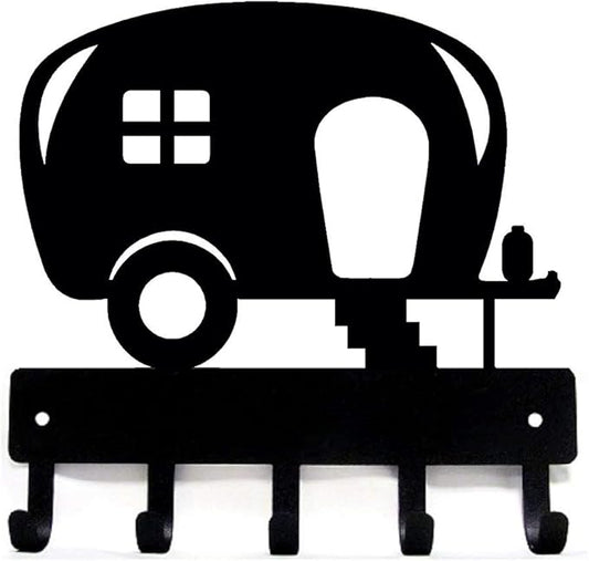 Camper Key Rack Holder for Wall - Small 6 inch - Made in USA; Camper Accessories