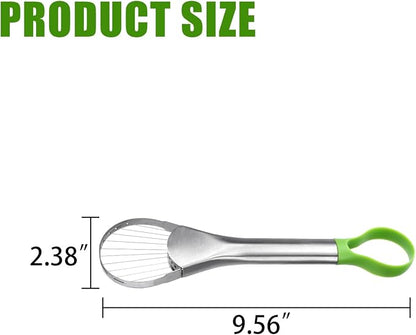 2-in-1 Avocado Pitter and Slicer, Well Made Stainless Efficient Kitchen Tool Dishwasher Safe for Hassle-Free Avocado Prep Sandwiches, Salads