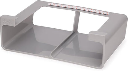 Joseph Joseph Caddy, Under Shelf Storage, Film Foil and Bag Organizer | For Larger Rolls | Fits Kitchen Units Over 13 in | Large | Pack of 2