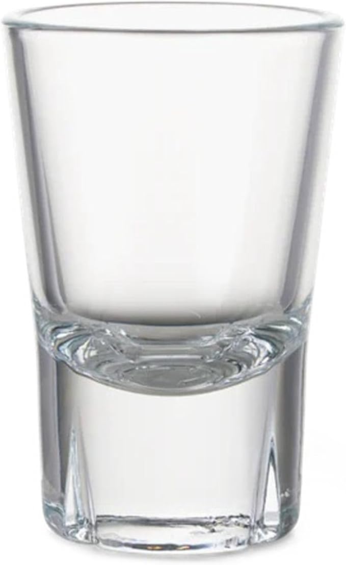 Rosendahl Grand Cru Shot Glass Set of 6 (1.4 oz), Clear, 3" H x 2" D, Lead-Free Glass, Gift-Boxed Nordic Shot Glass Set