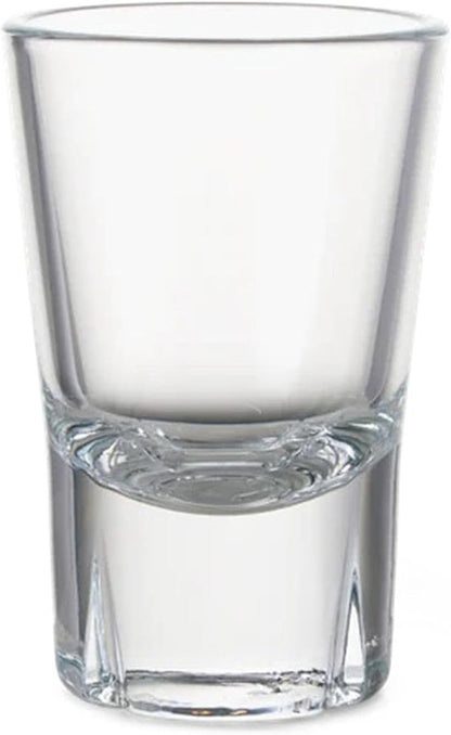 Rosendahl Grand Cru Shot Glass Set of 6 (1.4 oz), Clear, 3" H x 2" D, Lead-Free Glass, Gift-Boxed Nordic Shot Glass Set