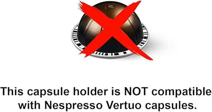 Demi's Home Magnetic Coffee Pod Holder for Nespresso Original Capsules - Suitable to be Mounted on the Fridge (Black)