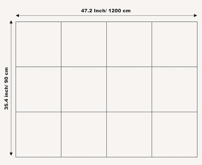 Felt Wall Tiles | Large Cork Board Alternative | Aesthetic Felt Bulletin Board for Office, Home & Classroom | Large Cork Boards for Walls Pinboard (12-Pack) | Desert Palm