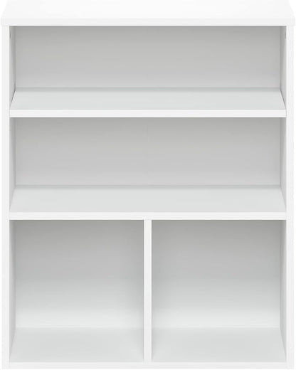 Furinno Pasir 3 Tier Display Bookcase, White