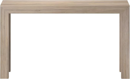 Plank+Beam Modern Solid Wood Console Table, 56 Inch, Sofa Table, Narrow Entryway Table for Hallway, Behind The Couch, Living Room, Foyer, Easy Assembly, Blonde