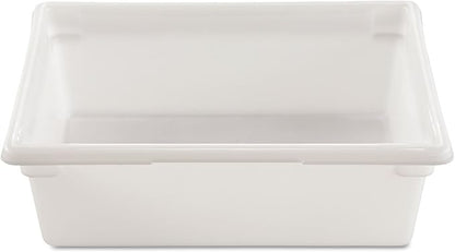 Rubbermaid Commercial Products Food Storage Box/Tote for Restaurant/Kitchen/Cafeteria, 12.5 Gallon, White
