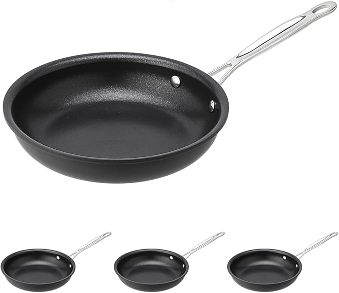 Cuisinart Chef's Classic 8-Inch Open Skillet Nonstick-Hard-Anodized,622C-20,(Pack of 4)