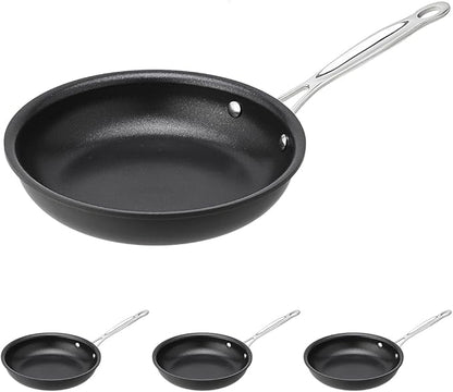 Cuisinart Chef's Classic 8-Inch Open Skillet Nonstick-Hard-Anodized,622C-20,(Pack of 4)