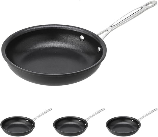 Cuisinart Chef's Classic 8-Inch Open Skillet Nonstick-Hard-Anodized,622C-20,(Pack of 4)