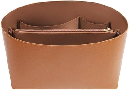 ZTUJO Purse Organizer Insert For Handbags For Le Pliage, Ultra-light Waterproof DupontPaper Upgraded Purse Organizer Insert (Brown, Small)