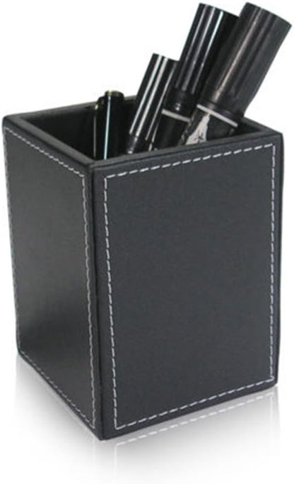 KINGFOM 10-Piece Office Desk Organizer Set, File Holder, Desk Drawer, Memo Paper Holder, Pen Holder, Name Card Holder, Mouse Pad, Desk Pad, Crystal Holder, Tissue Box Holder (T07H)