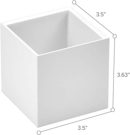 Bostitch Office Konnect Pencil Cup Desk Organizer, Pen Cup, White (Pack of 2)