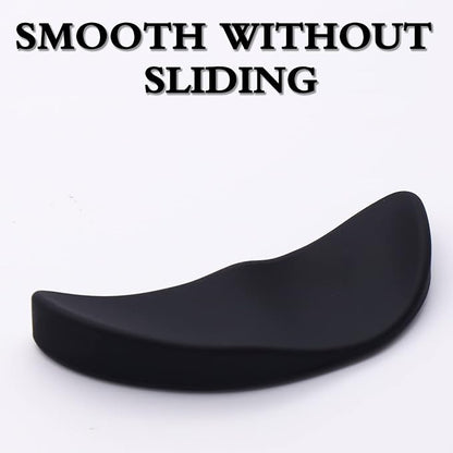 Ergonomic Mouse Wrist Rest Support, Sliding Wrist Pad that Moves with Mouse for Office Work, Gaming, Coding, Relief Sliding Gliding Wrist Pad (Black)
