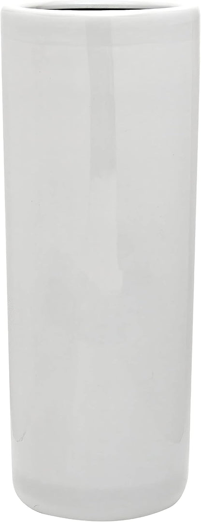 Red Lantern 24" Antique White Porcelain Umbrella Stand