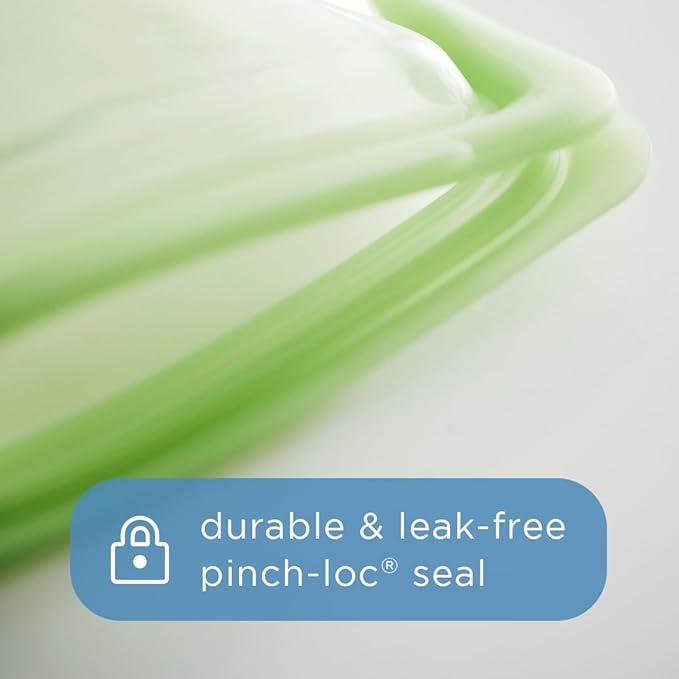 Stasher Silicone Reusable Storage Bags, 3-Pack Bowls, Reusable Freezer Bags, Microwave, Dishwasher, Oven Safe, Sous Vide, Premium Lunch Containers, Eco Friendly, Food Storage Bags, Snack Bags, Clear