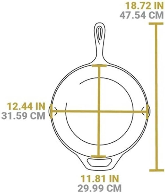Lodge Chef Collection 3pc Set (8”, 10", & 12" Skillet)