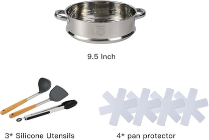 16PCS Pots and Pans Set Non Stick Cookware Set Nonstick with Cooking Set