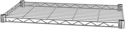 SINGAYE Shelf Wire Shelving Adjustable Storage Shelves Rack Standing Units for Kitchen Closet Laundry Bathroom Organizers Metal Pantry Narrow Mesh Gaps 12" D x 22" W x 59" H Gray