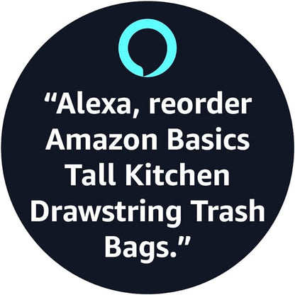 Amazon Basics Tall Kitchen Drawstring Trash Bags, Clean Fresh Scent, 13 Gallon, Odor Control, 0.9 mil Thickness, 80 Count (Previously Solimo)