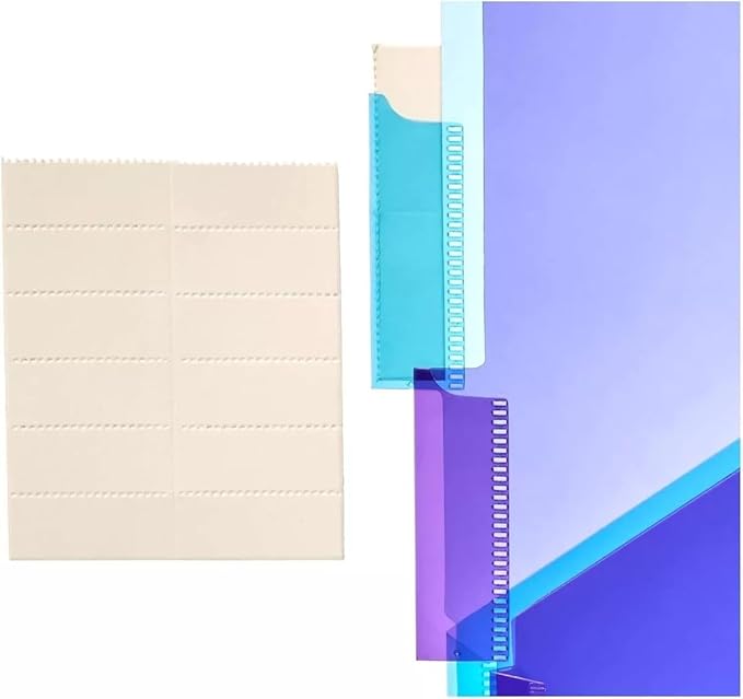 Amazon Basics 5-Tab Dividers for 3 Ring Binder, Two Pocket, Letter Size, Assorted Colors, 15 Count (Pack of 2)