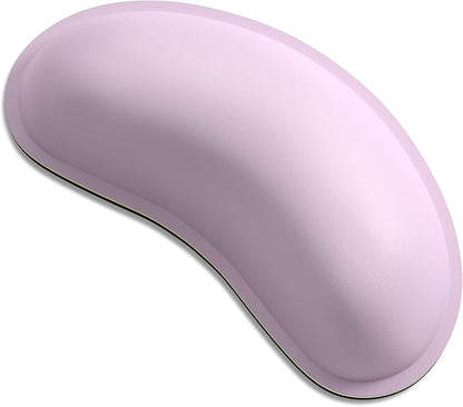 Dapesuom Mouse Wrist Rest, Ergonomic Memory Foam Mouse Wrist for Computer Desk Mats Support, PU Leather Hand Rest Pad Cushion for Gaming, Laptop, Men, Women, Pain Relief & Easy Typing, Queen Pink
