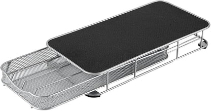 Restaurantware Restpresso 14.8 x 7.3 x 2.4 Inch Coffee Capsule Drawer 1 Heavy-Duty Pod Drawer - Holds 40 Nespresso Capsules Grip Top Iron Espresso Pod Organizer Mesh Tray Pods Not Included