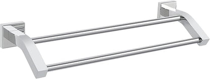 Alise Bath Double Towel Bars,Towel Holder Towel Racks for Bathroom Lavatory,16 Inch SUS304 Stainless Steel Towel Hanger Towel Rail Wall Mount,Polished Chrome