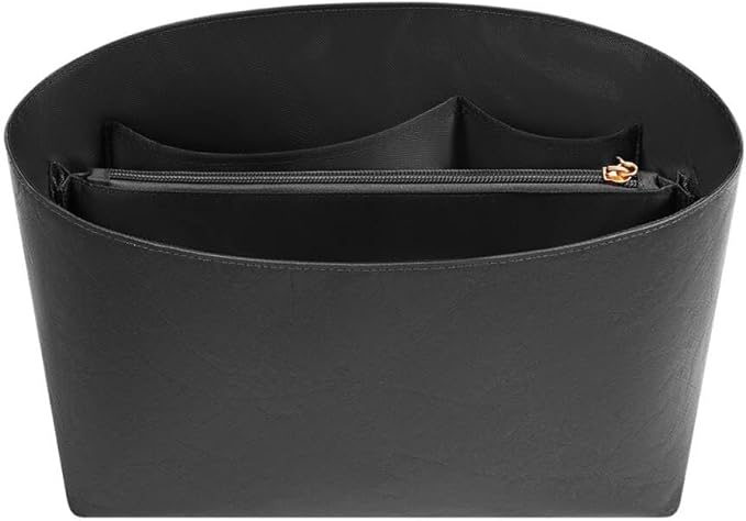 ZTUJO Purse Organizer Insert For Handbags For Le Pliage, Ultra-light Waterproof DupontPaper Upgraded Purse Organizer Insert (Black, Large)
