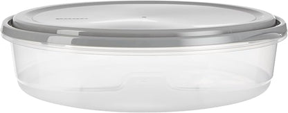 GoodCook EveryWare Extra Large 12 inch Round Container 4 pack, BPA Free