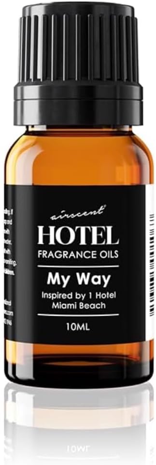 AirScent My Way Diffuser Oil Inspired by The 1 Hotel Miami Scent - Premium My Way Fragrance Oil Blend for Ultrasonic and Waterless Diffusers and Crafting - 10 mL, 0.34 fl oz Glass Dropper Bottle