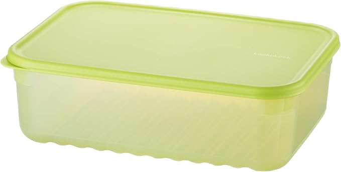 LocknLock HLE5600 Fresh-Block Plastic Food Storage Container with Lid for Fruits, Veggies, Produce, Meal Prep, Leftovers, BPA-Free, Airtight, Leakproof, Microwave, Dishwasher, Freezer-Safe, 3.2L