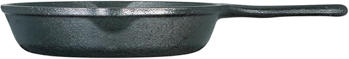 Lodge Seasoned Cast Iron Skillet - PFAS-Free,Non-Toxic Cookware - Use with an Oven,Stove,Grill,or Campfire - Naturally Non-Stick & Oven Safe - 6.5 Inches,(Pack of 6)