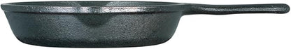Lodge Seasoned Cast Iron Skillet - PFAS-Free,Non-Toxic Cookware - Use with an Oven,Stove,Grill,or Campfire - Naturally Non-Stick & Oven Safe - 6.5 Inches,(Pack of 6)