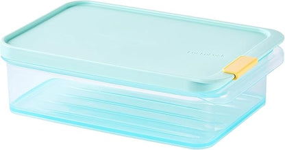 LocknLock HFL103 Freezer Fit Plastic Food Storage Container with Lid for Kitchen, Lunch, Meal Prep, and Leftovers, BPA-Free, Airtight, Leakproof, Microwave, Dishwasher-Safe, 1.05L