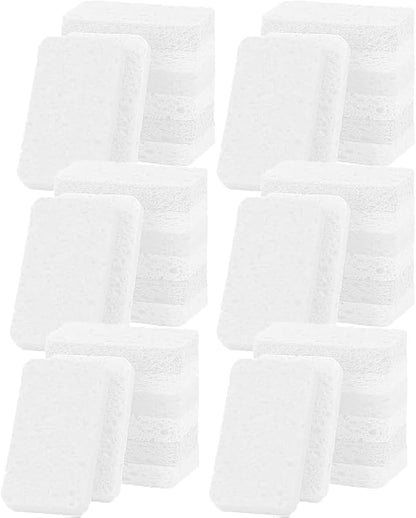 36 - Pack Non-Scratch Scrub Sponges - Sponges for Dishes and Washing Dishes, Cleaning Sponges for Kitchen Home and More（White）