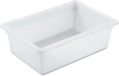 Rubbermaid Commercial Products Food Storage Box/Tote for Restaurant/Kitchen/Cafeteria, 12.5 Gallon, White
