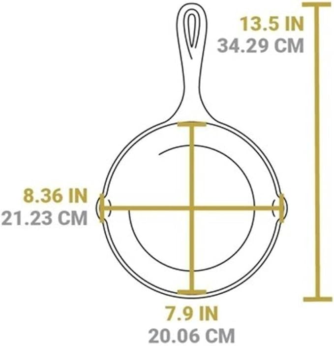 Lodge Chef Collection 3pc Set (8”, 10", & 12" Skillet)