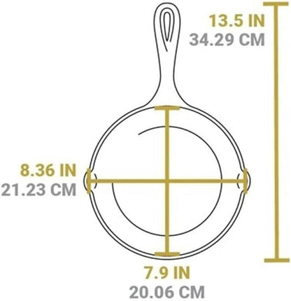 Lodge Chef Collection 3pc Set (8”, 10", & 12" Skillet)
