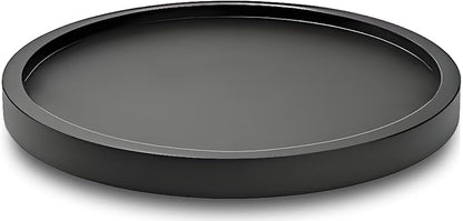 10" Black Bamboo Lazy Susan Organizer Kitchen Turntable for Cabinet Pantry Table Organization